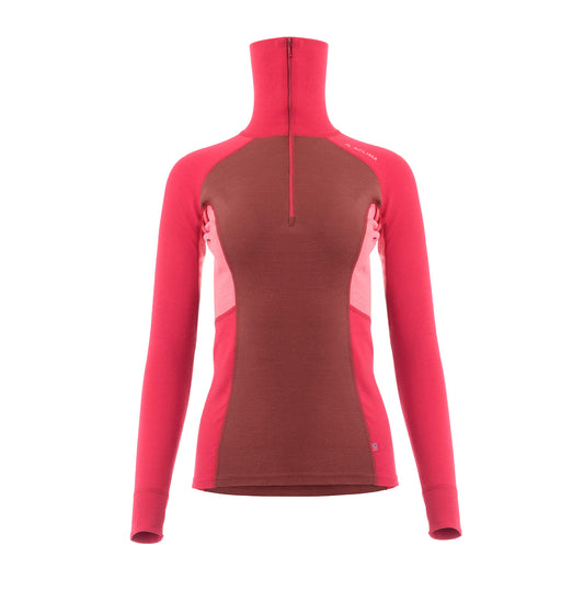 WarmWool Polo w/zip W's (Dam) - underställströja i merinoull