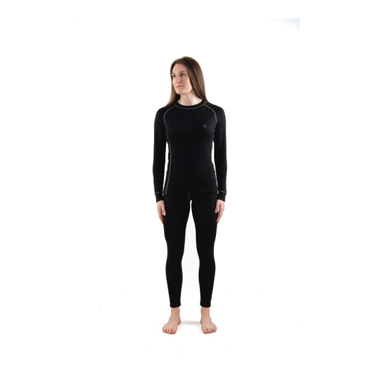 Wool Set Round neck + Long johns Women's (Dam) - underställ i ullblandning