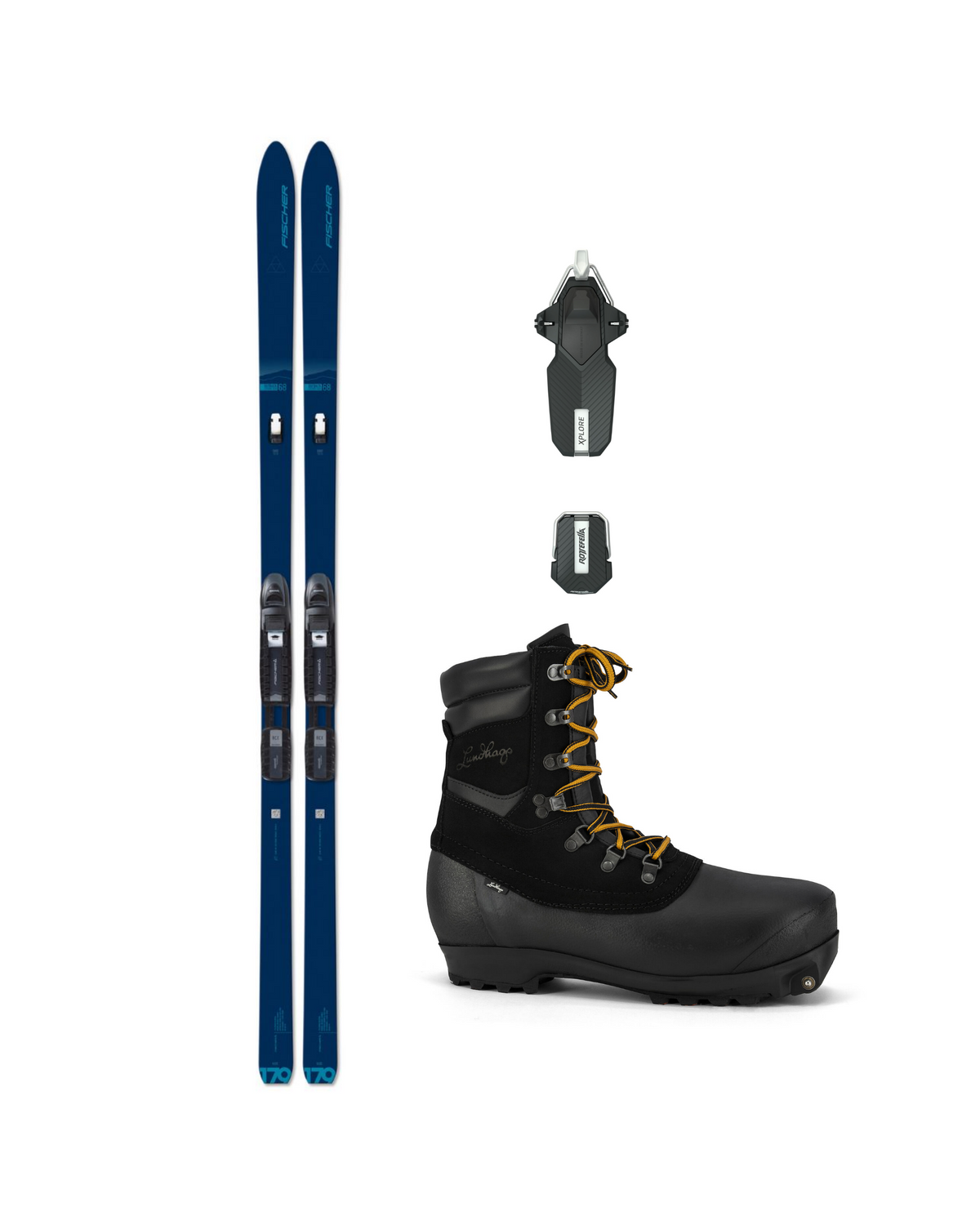 Paket – Outback 68 Crown/SKIN med Xplore-bindning och Pjäxor
