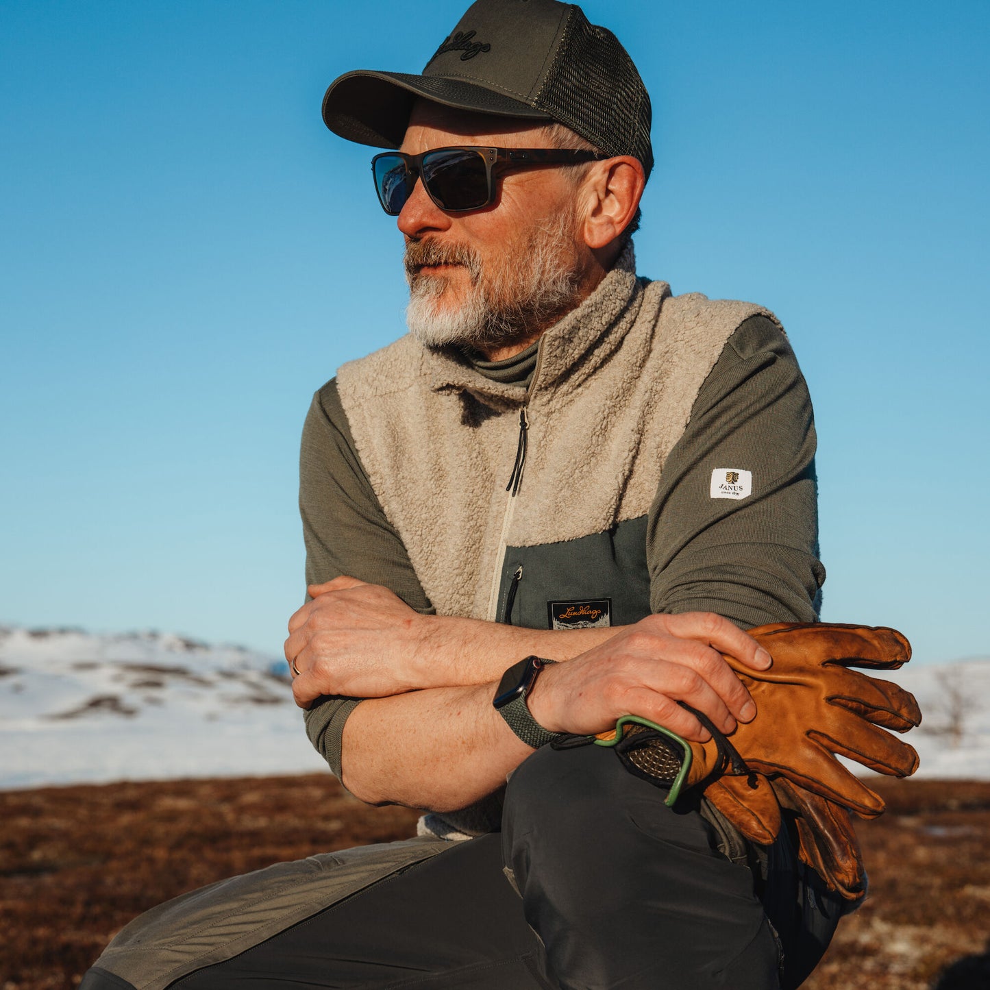Flok Wool Ms Pile Vest (Herr) - Väst i ull