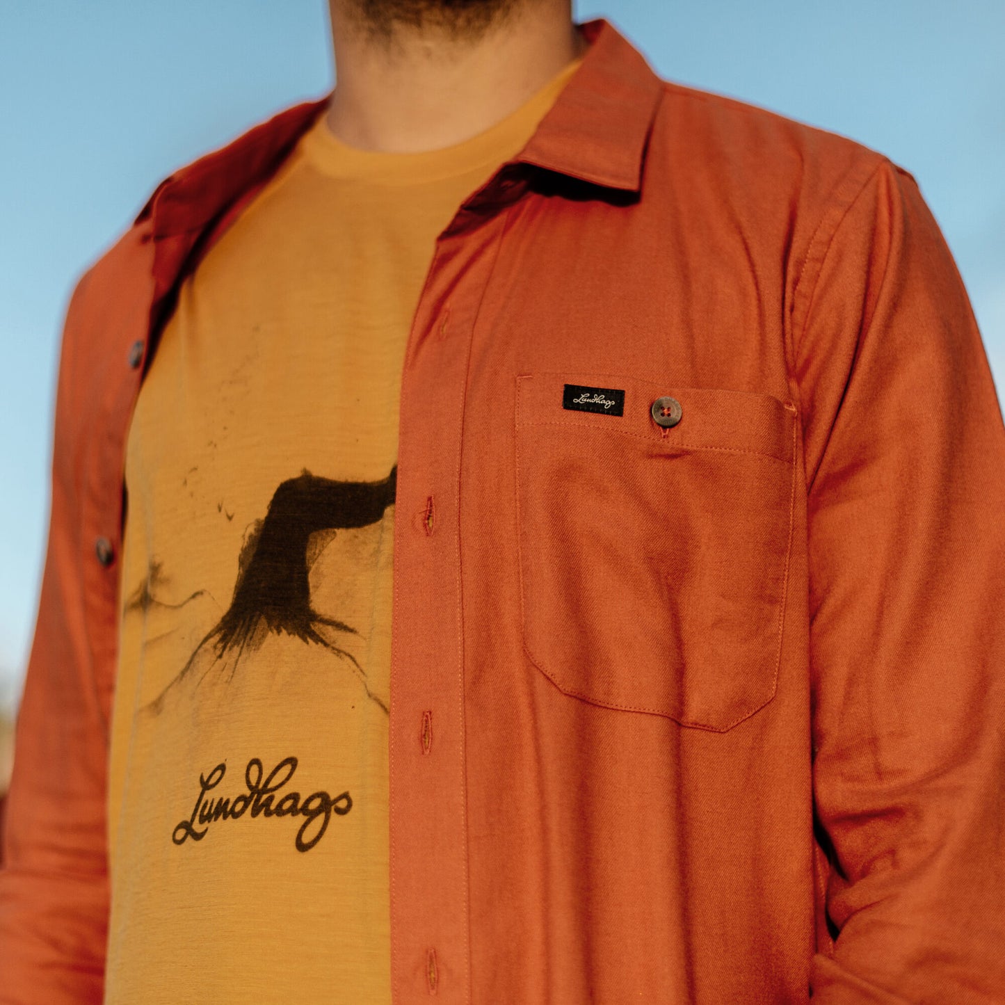 Ekren Solid Ms LS Shirt (Herr) - Skjorta i skönt material