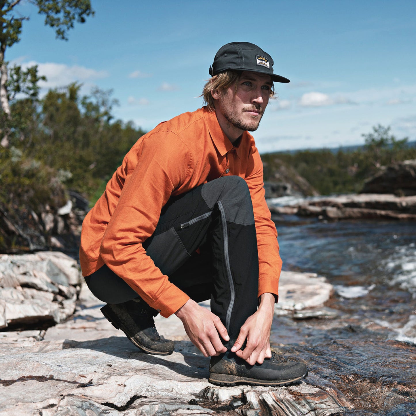Ekren Solid Ms LS Shirt (Herr) - Skjorta i skönt material