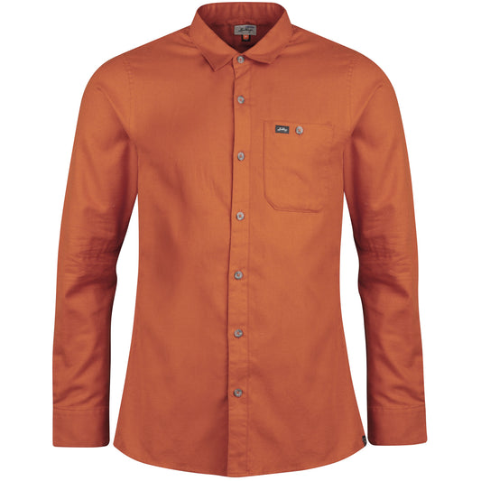Ekren Solid Ms LS Shirt (Herr) - Skjorta i skönt material