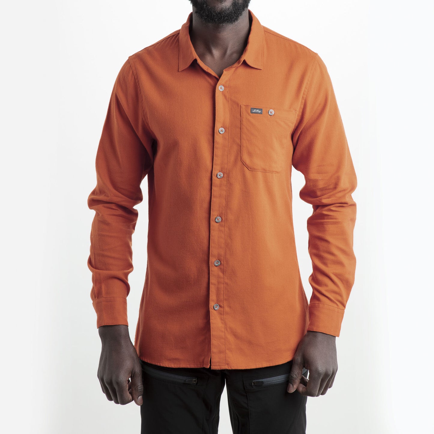 Ekren Solid Ms LS Shirt (Herr) - Skjorta i skönt material