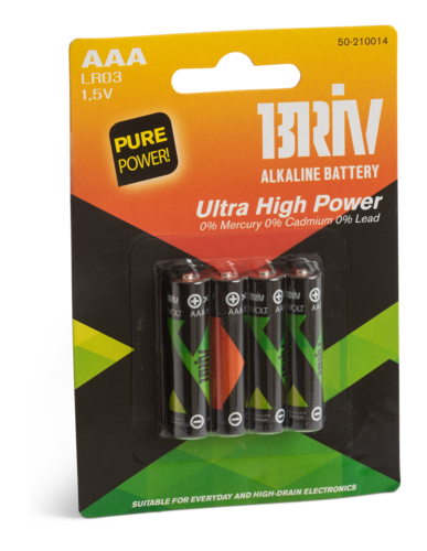 Batteri AAA LR03 - 4-pack,