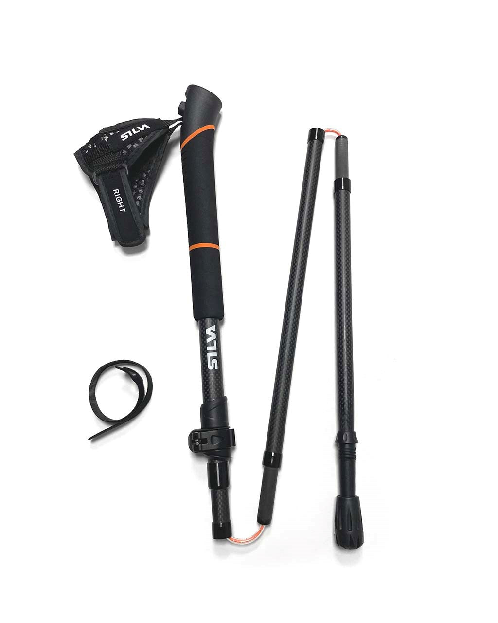 Running poles carbon adjust 100-120 Cm