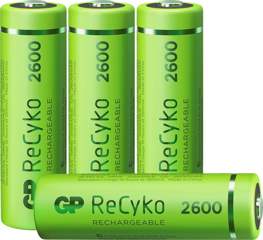 ReCyko AA- NiMh batteri, 2600mAh, 4-pk