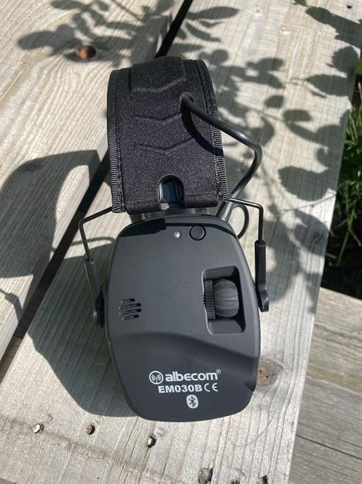 Hörselskydd EM030B. Bluetooth .Svart