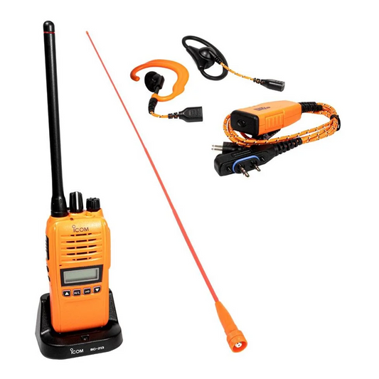 ProHunt Basic 2 Jaktradio-Paket- Svensk Radio+Headset+Lång Antenn