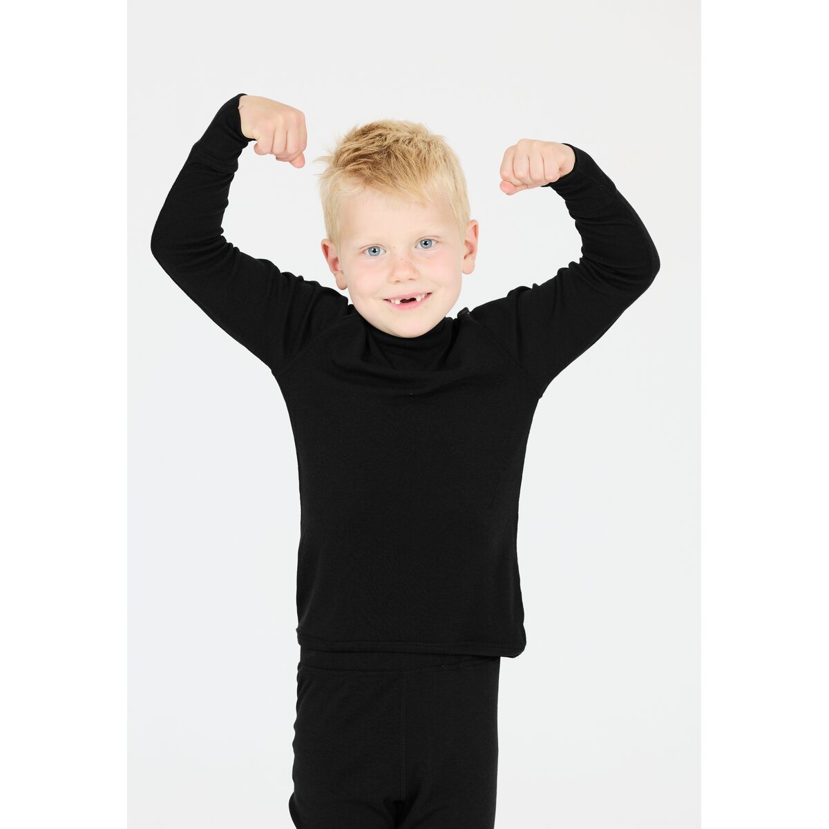 Panda Ski Underwear Set - Underställ för barn i skön bambu