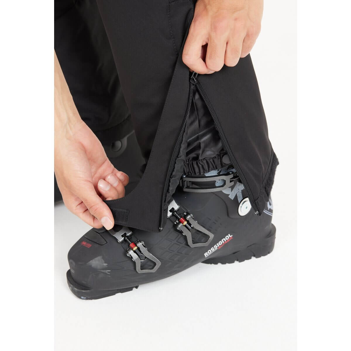 Gippslang M Functional Ski Pants W-PRO Black (Herr)  - fodrade skidbyxor