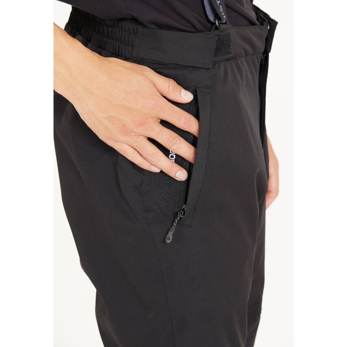 Gippslang M Functional Ski Pants W-PRO Black (Herr)  - fodrade skidbyxor