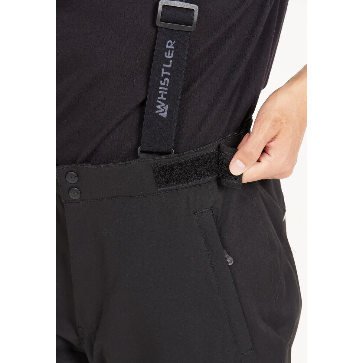 Gippslang M Functional Ski Pants W-PRO Black (Herr)  - fodrade skidbyxor