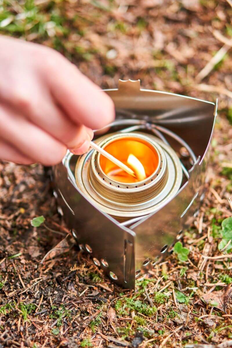 Triangle Stove -  minimalistiskt spritkök