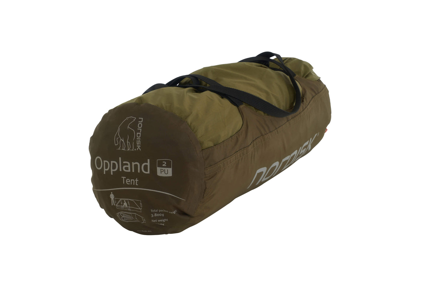 Oppland 2 (2.0) PU Tent, Dark Olive