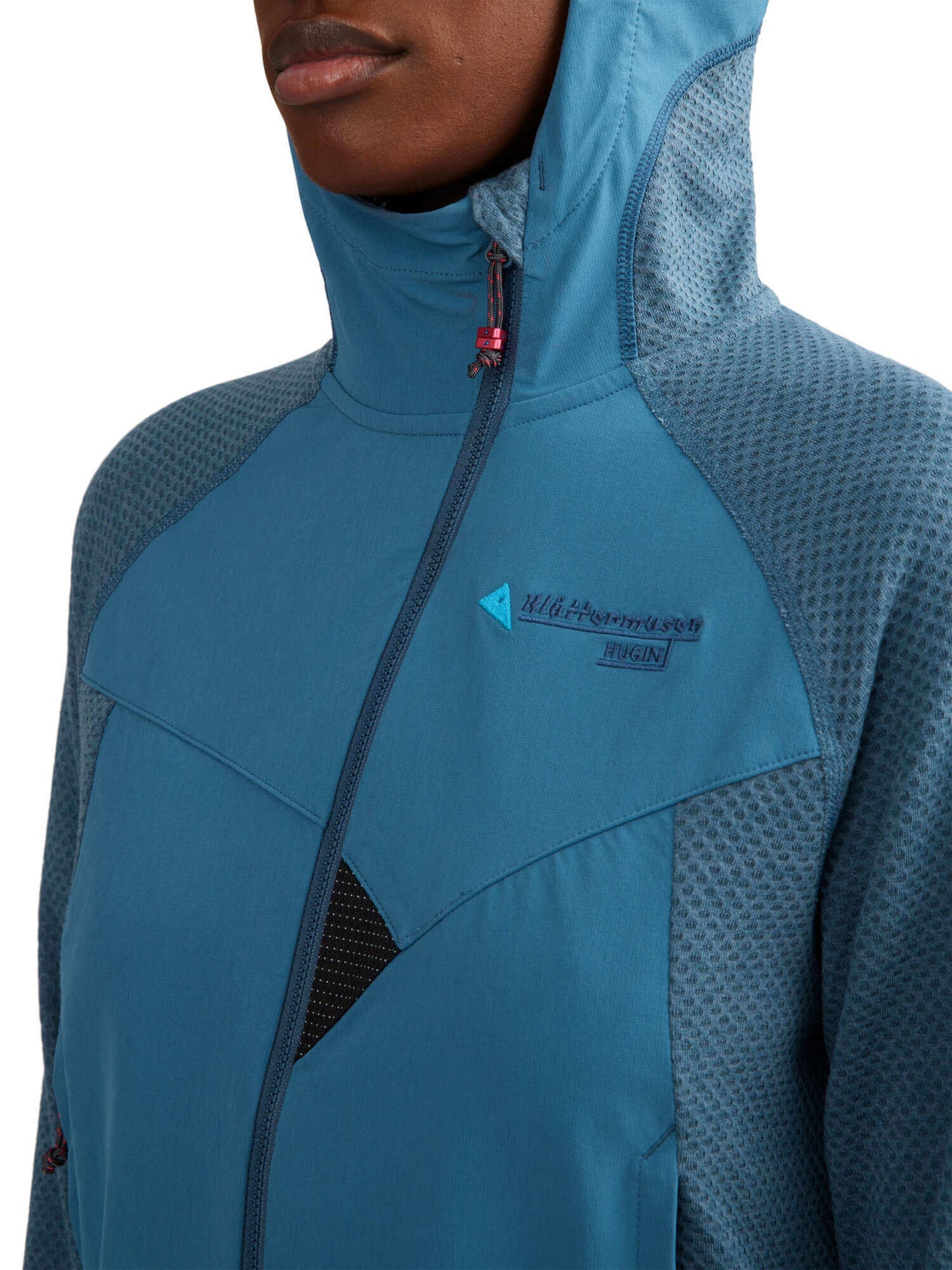Hugin Zip Hoodie W's - Fleecetröja med vindtät front