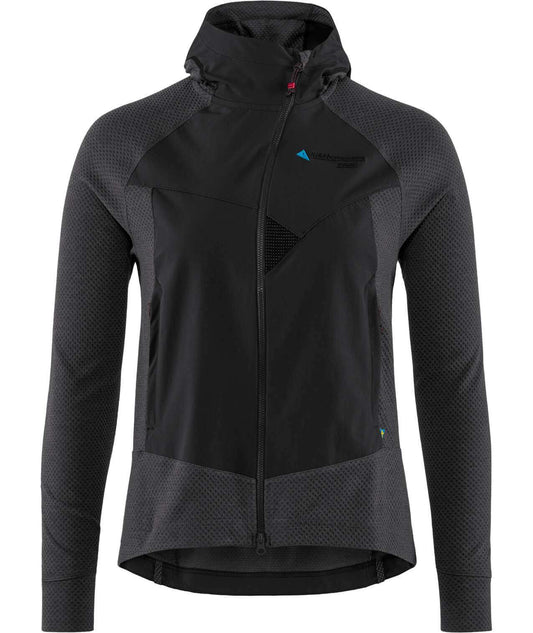 Hugin Zip Hoodie W's - Fleecetröja med vindtät front