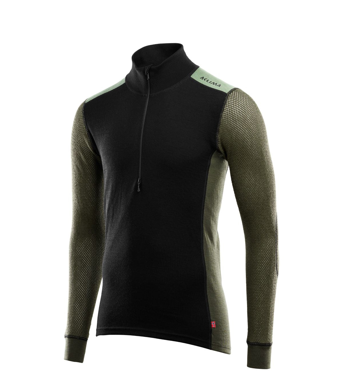 WoolNet Hybrid mockneck M's (Herr) - underställströja i merinoull