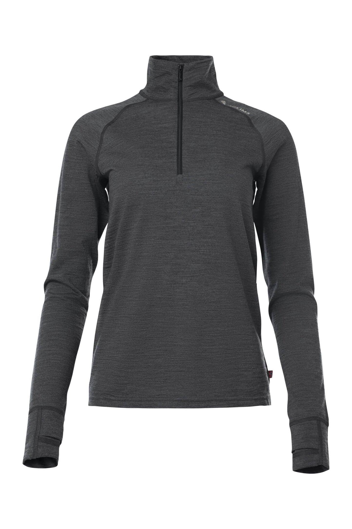 LightWool 180 Polo w/ zip W's (Dam) - långärmad underställströja i merinoull