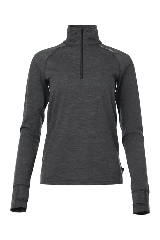 LightWool 180 Polo w/ zip W's (Dam) - långärmad underställströja i merinoull