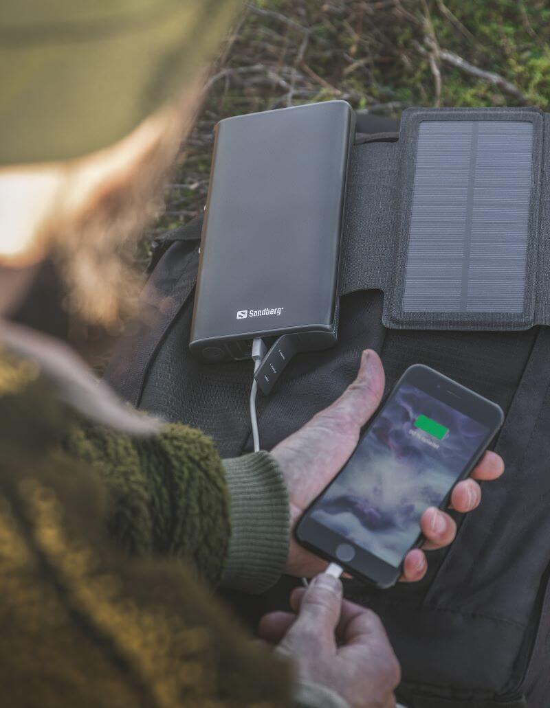 Solar 4-panel Powerbank 25000