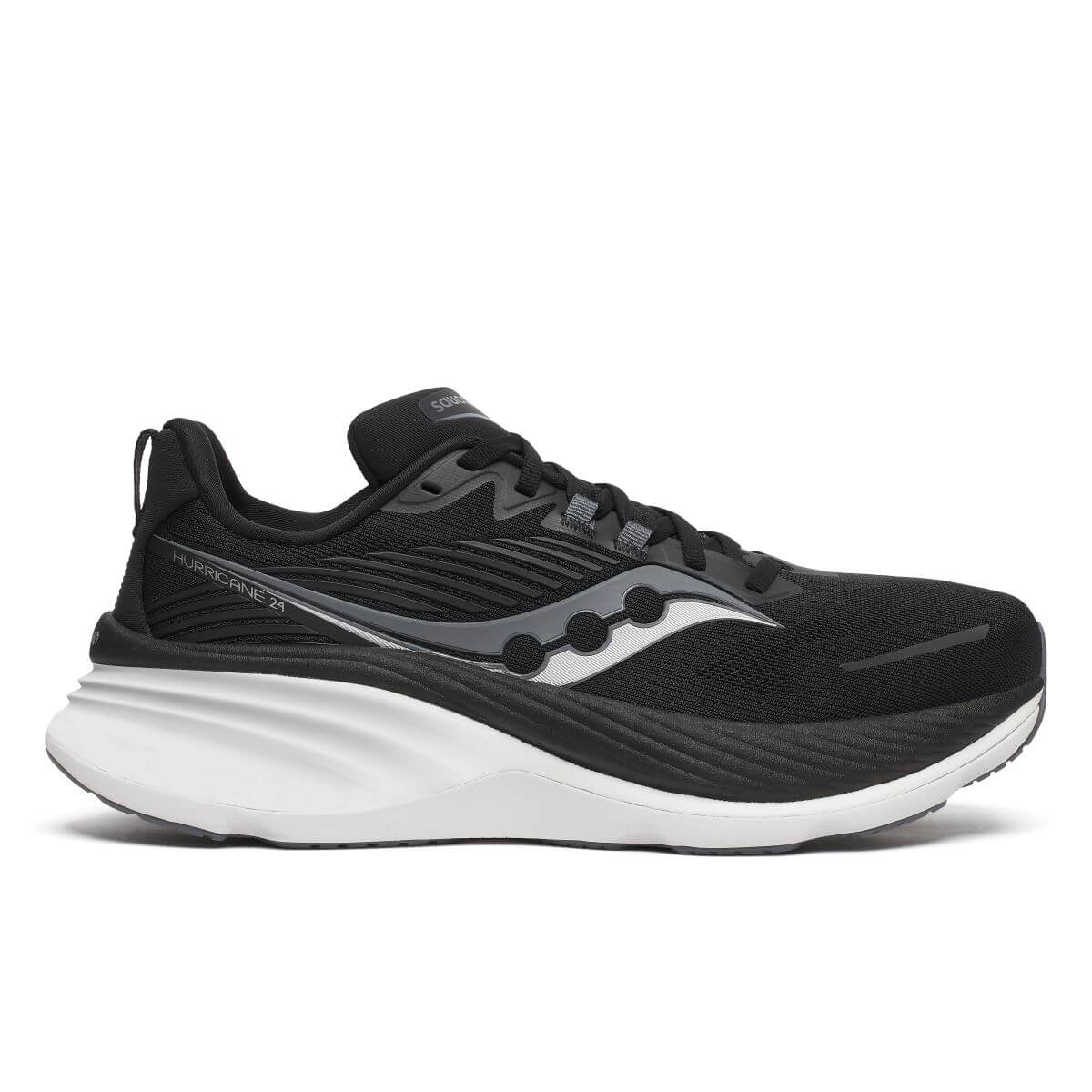 Hurricane 24 Herr, Black/Carbon - Stabil, väldämpad, löparsko