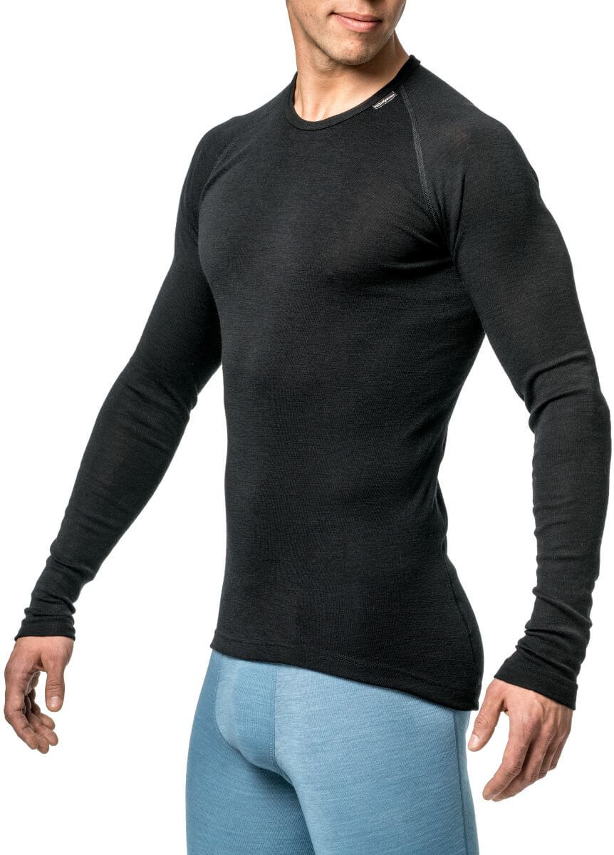 Crewneck LITE - Tunn underställströja i merinoull för dam och herr