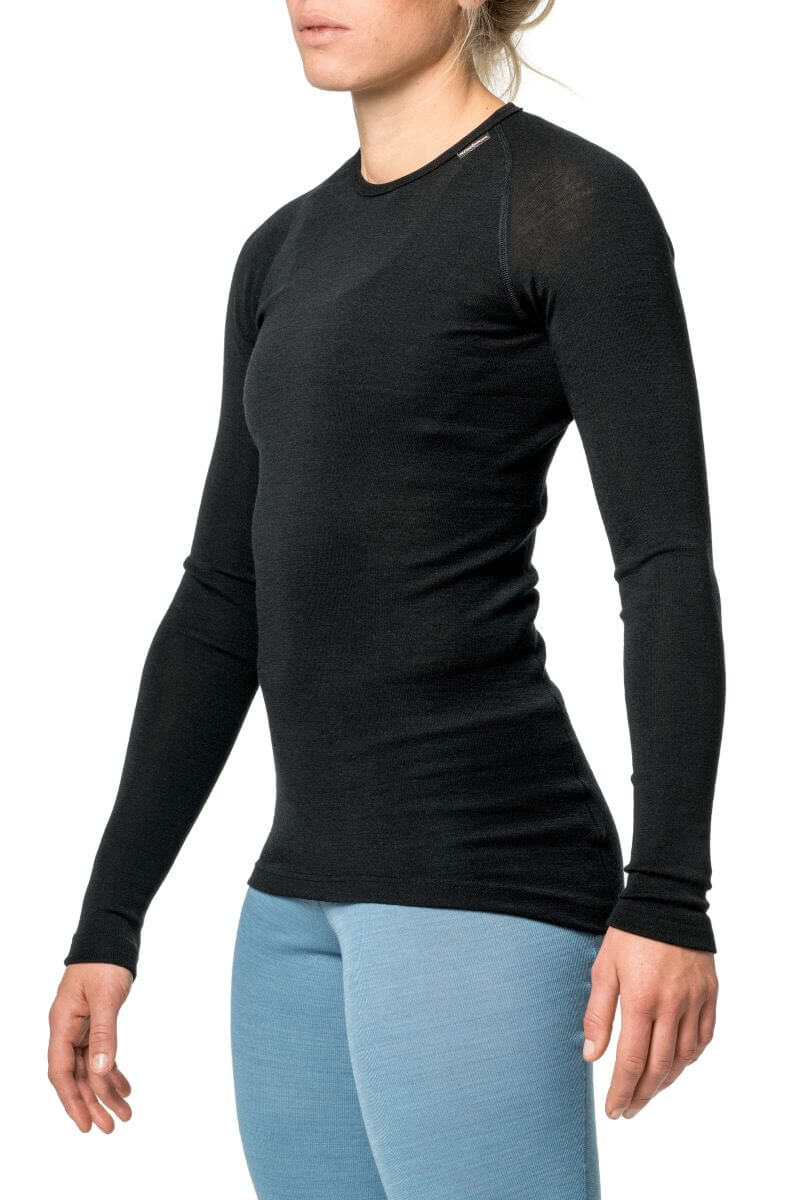 Crewneck LITE - Tunn underställströja i merinoull för dam och herr