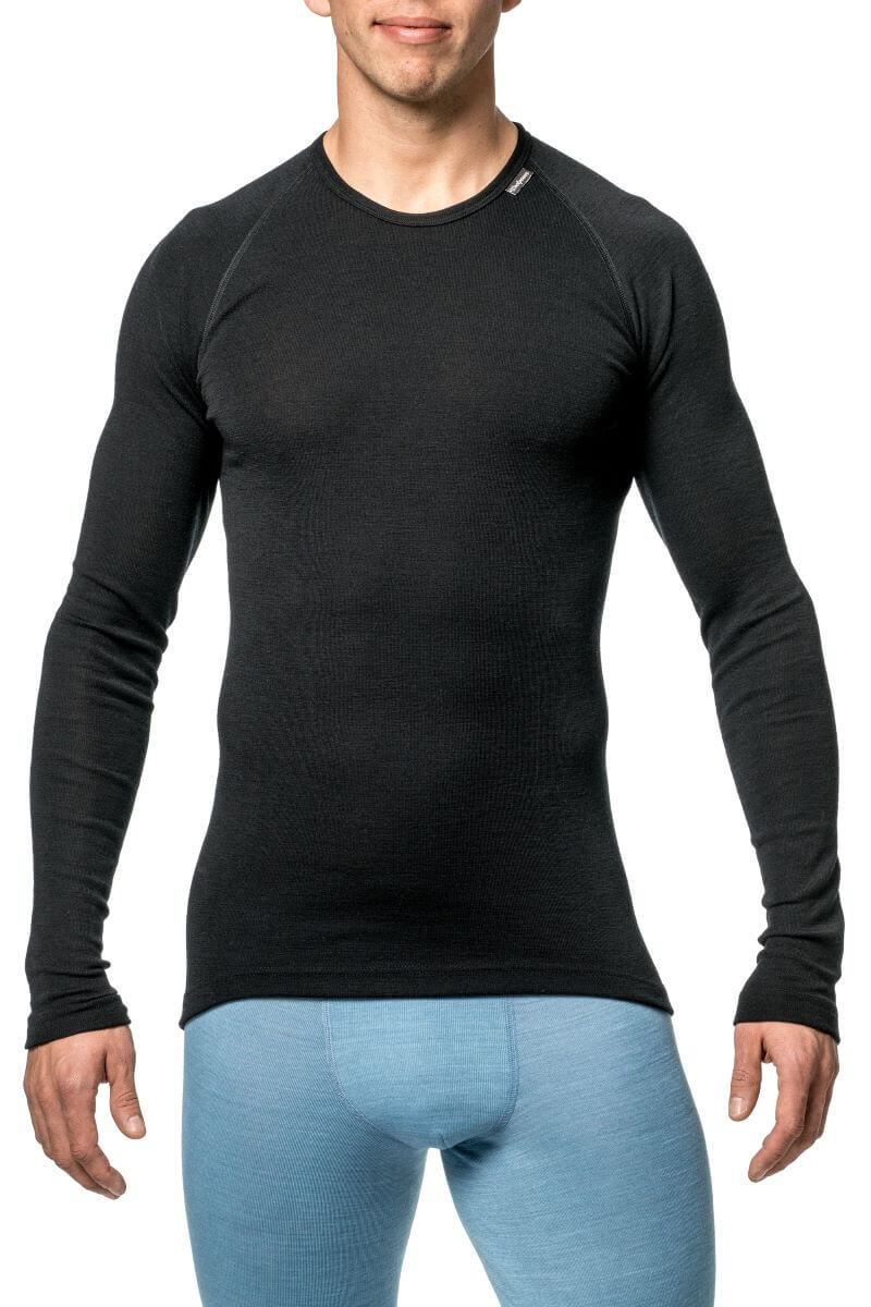 Crewneck LITE - Tunn underställströja i merinoull för dam och herr