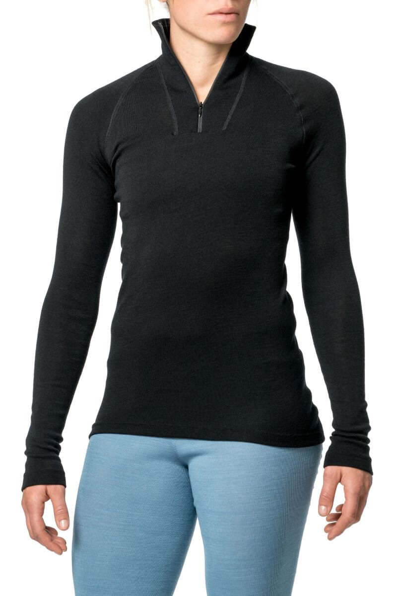 Zip Turtleneck LITE - underställströja i tunn merinoull