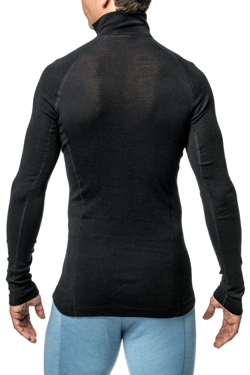 Zip Turtleneck LITE - underställströja i tunn merinoull