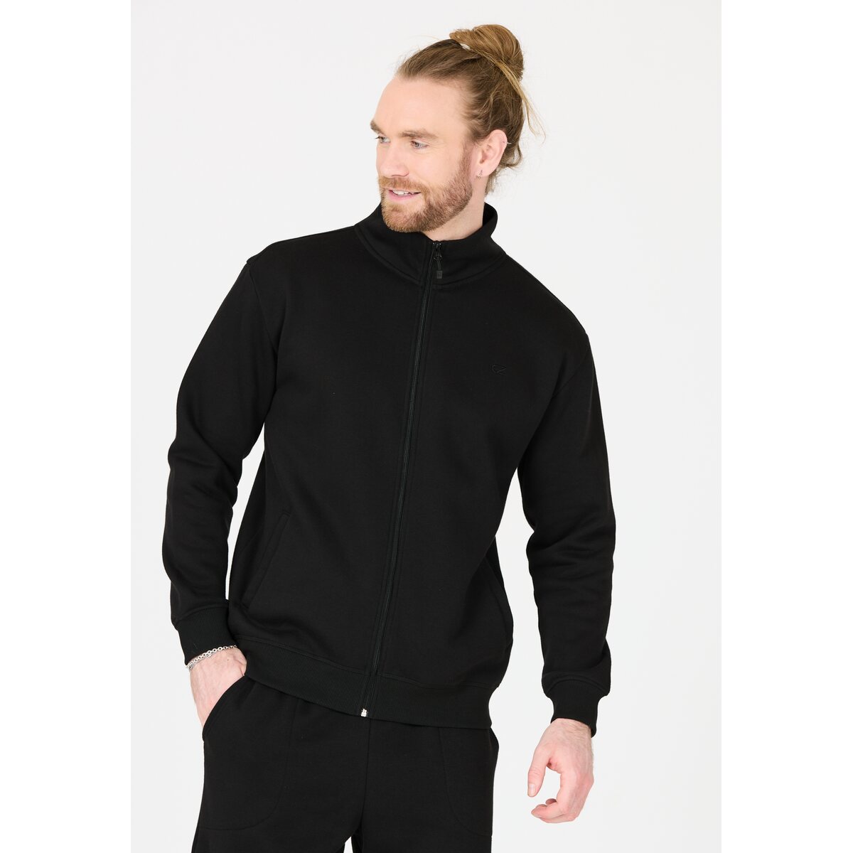 Pitt M Zip Sweatshirt - Herrtröja med dragkedja