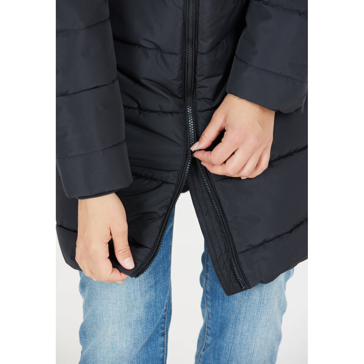 Amaret W Long Puffer Jacket - syntetfodrad parka