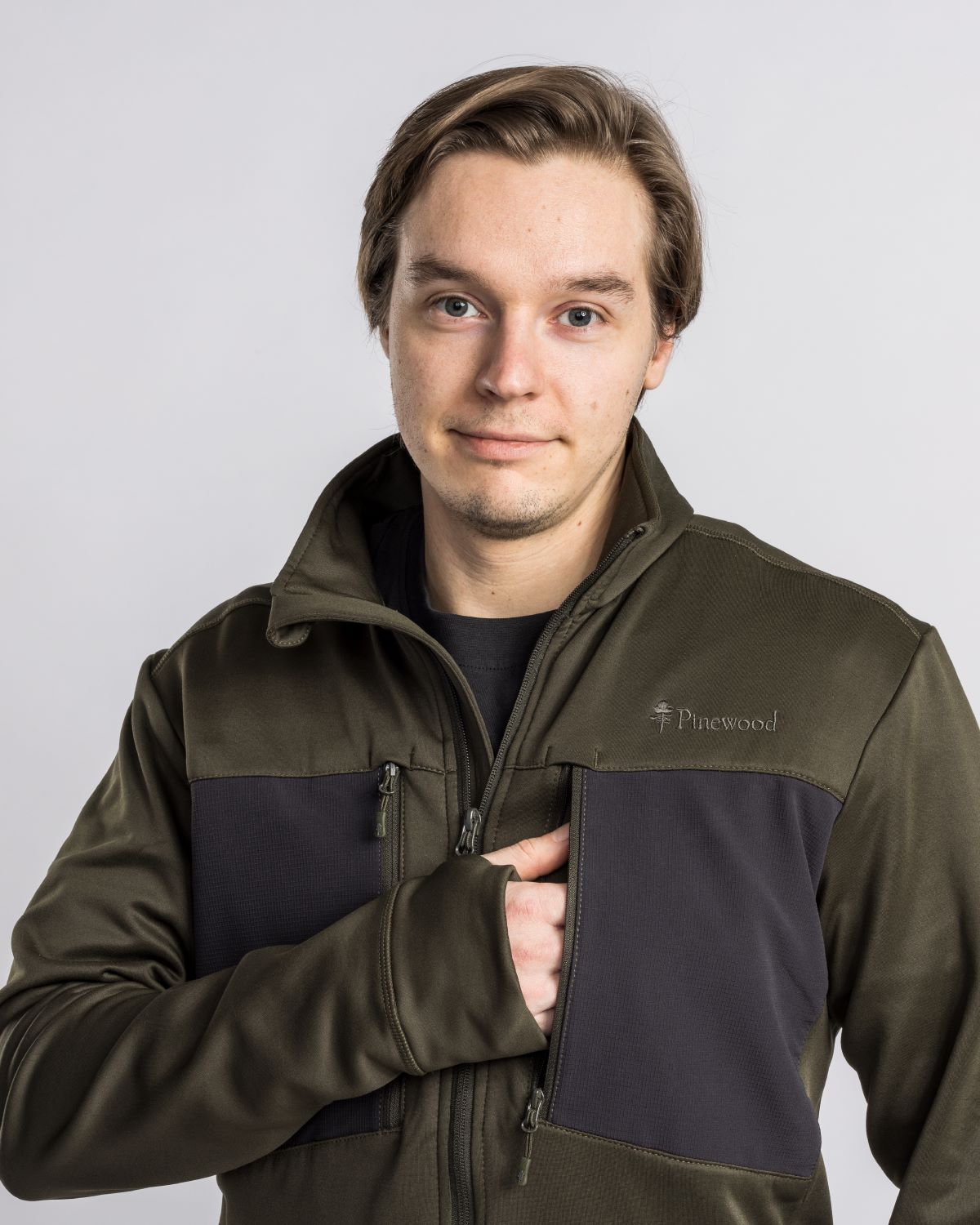 Abisko Power Fleece Jacket (Herr) - Fleecejacka i stretch material