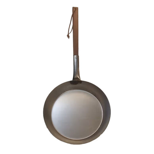 Vildmarkspanna stor med trähandtag  21/26cm H 4cm