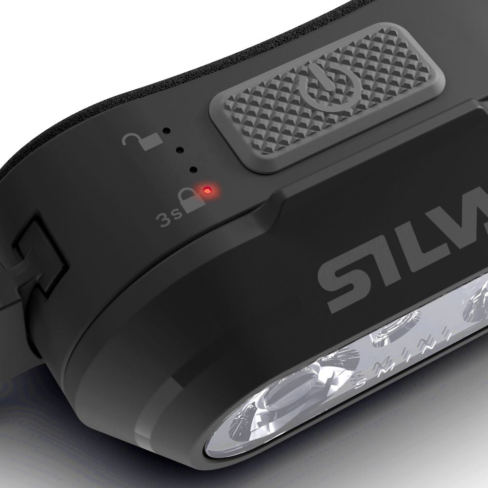Smini Fly Black - lätt och kompakt pannlampa