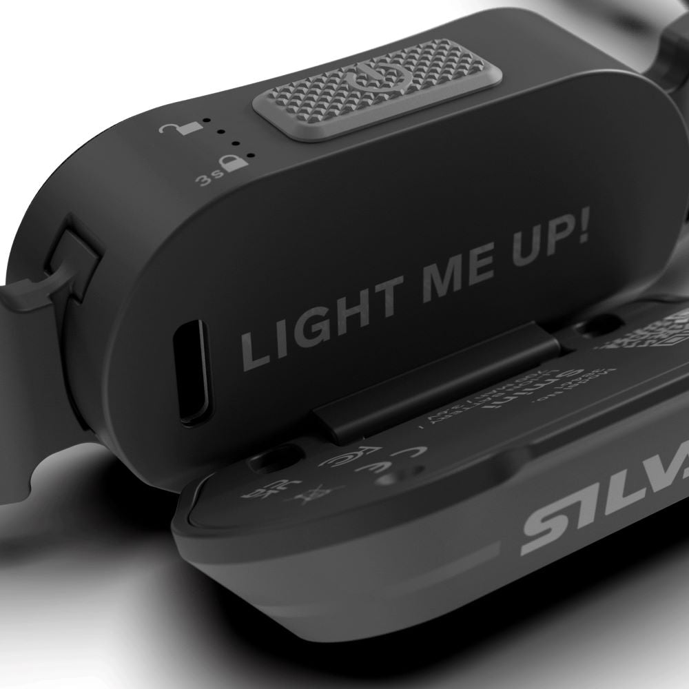Smini Fly Black - lätt och kompakt pannlampa