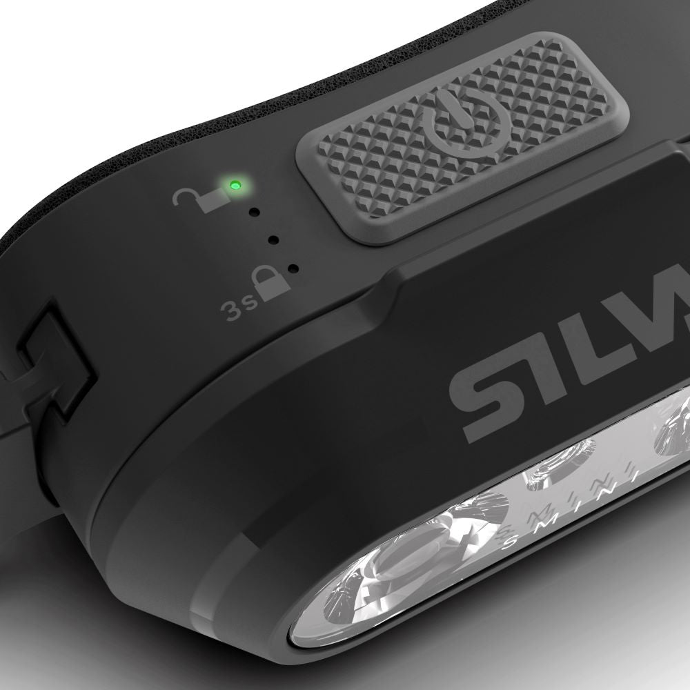 Smini Fly Black - lätt och kompakt pannlampa
