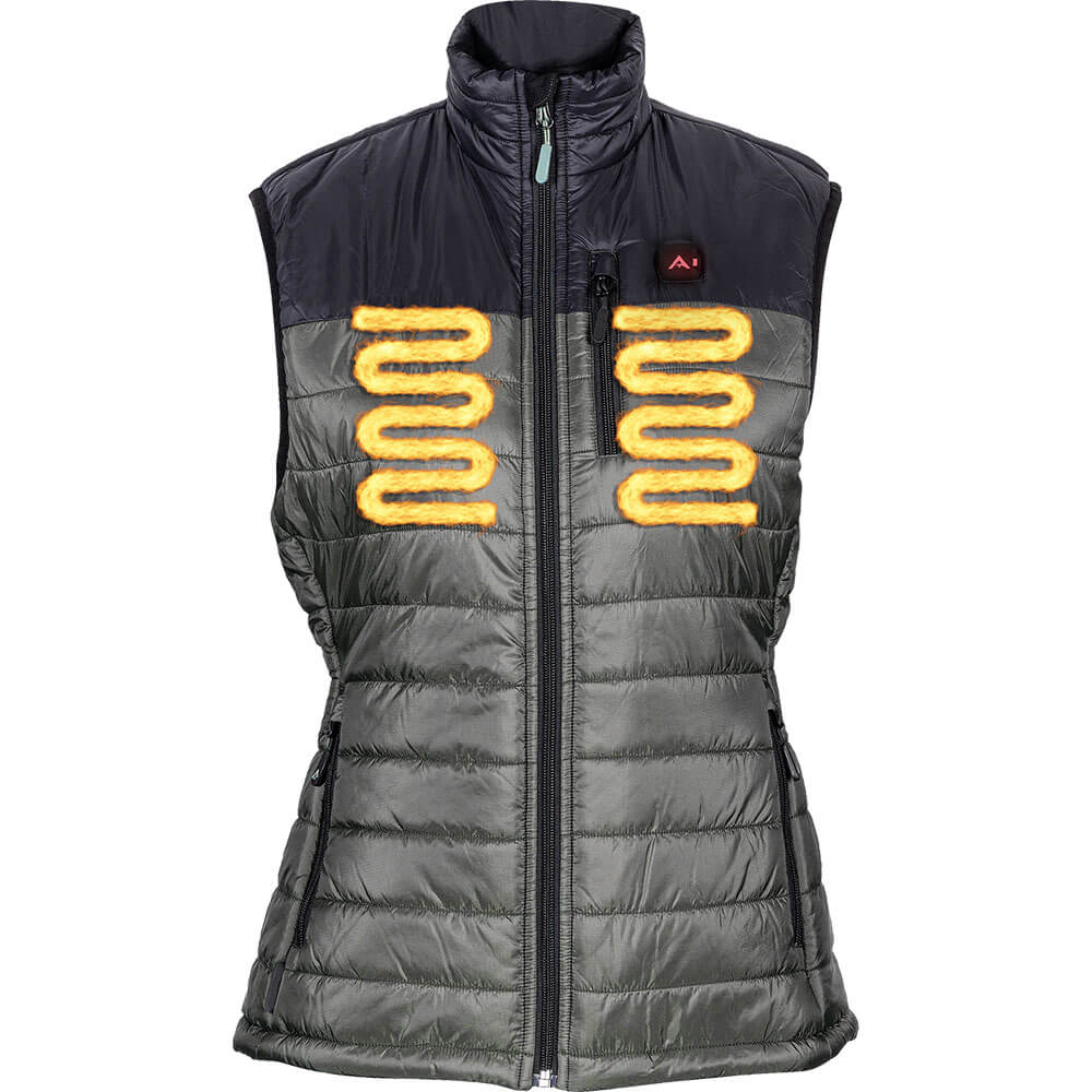 HEAT Puff Vest - Dunfri värmeväst dam