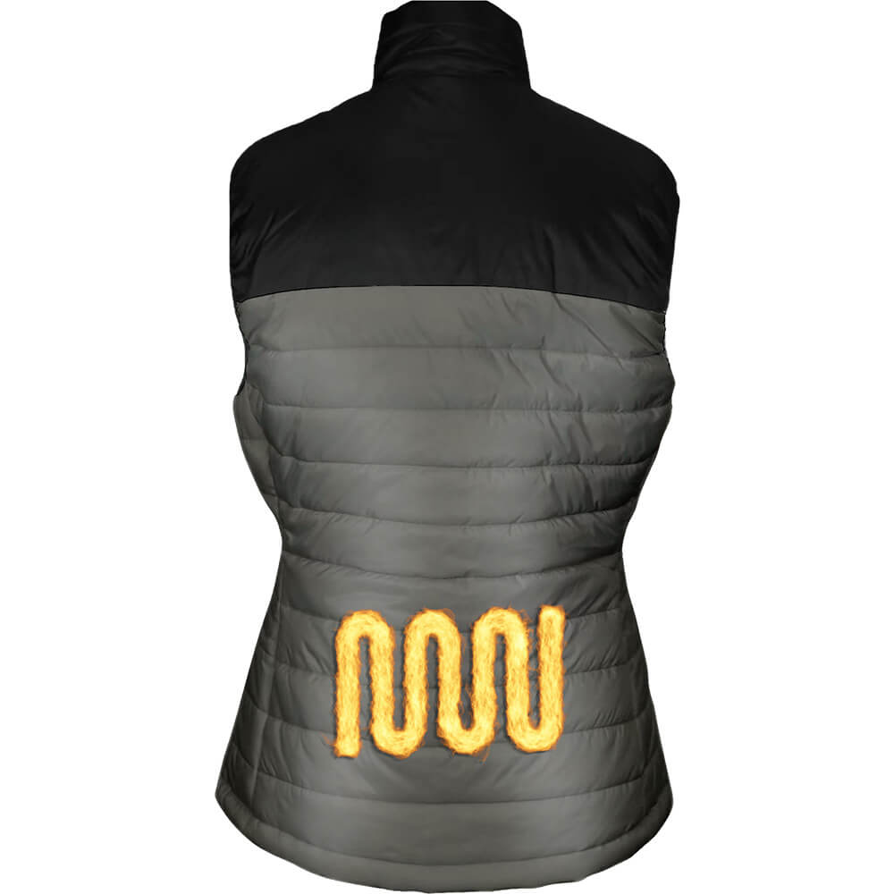 HEAT Puff Vest - Dunfri värmeväst dam