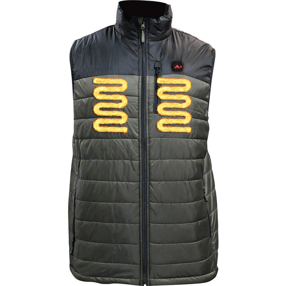 HEAT Puff Vest - Dunfri värmeväst Herr