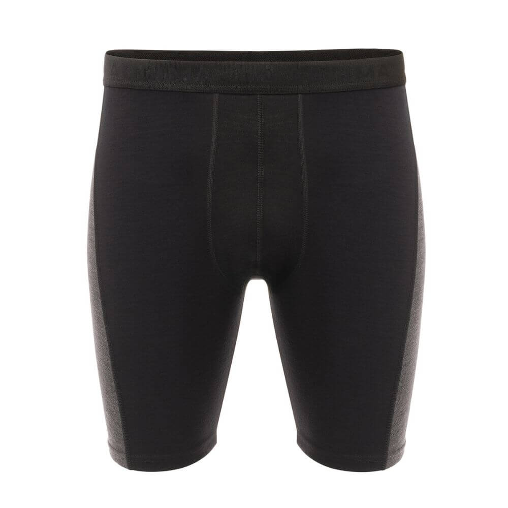 WarmWool shorts long w/windWool M's V2 - korta underställsbyxor i merinoull medmed vindskydd