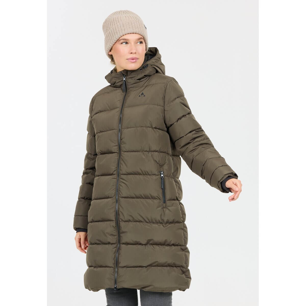 Amaret W Long Puffer Jacket - syntetfodrad parka