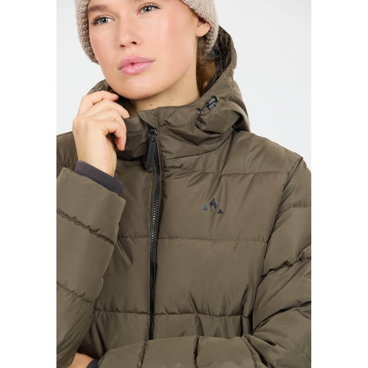 Amaret W Long Puffer Jacket - syntetfodrad parka