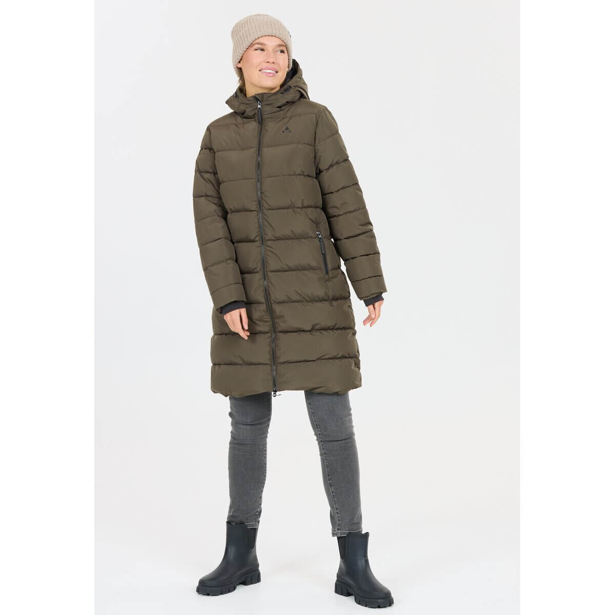 Amaret W Long Puffer Jacket - syntetfodrad parka