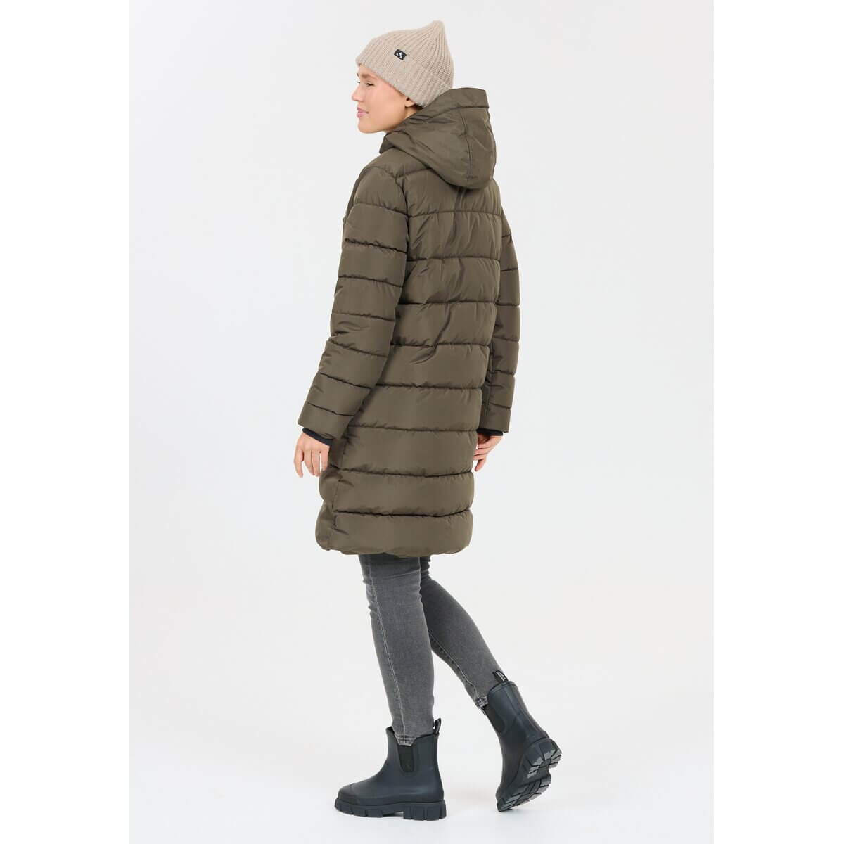 Amaret W Long Puffer Jacket - syntetfodrad parka
