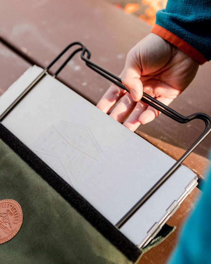 Hopfällbar Grill Flatpack Grill & Firepit - Smidig och Miljövänlig Grill