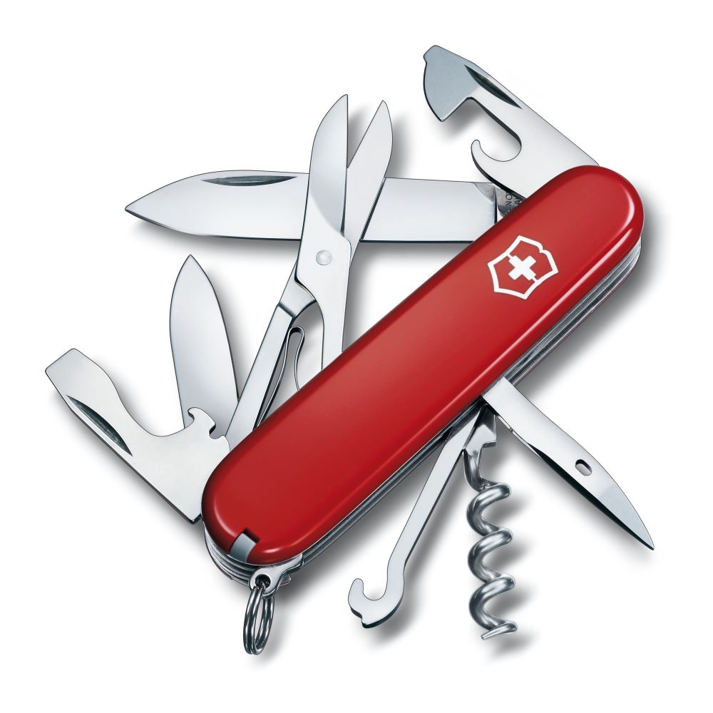 Fickkniv Climber röd - Multiverktyg