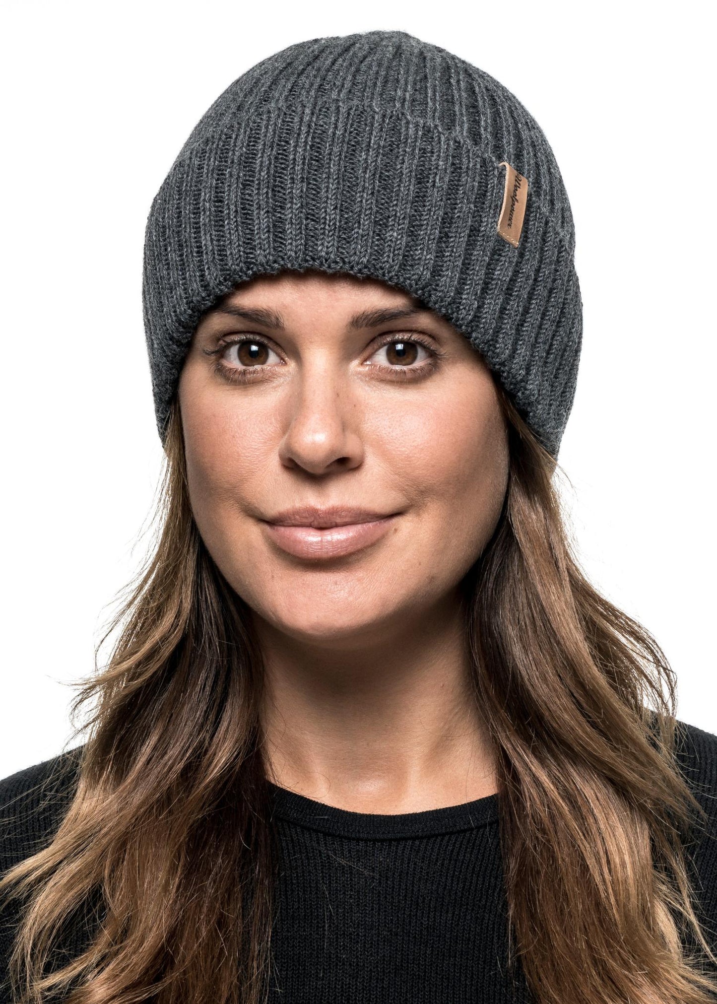 Beanie Rib - Ribbstickad mössa i merinoull