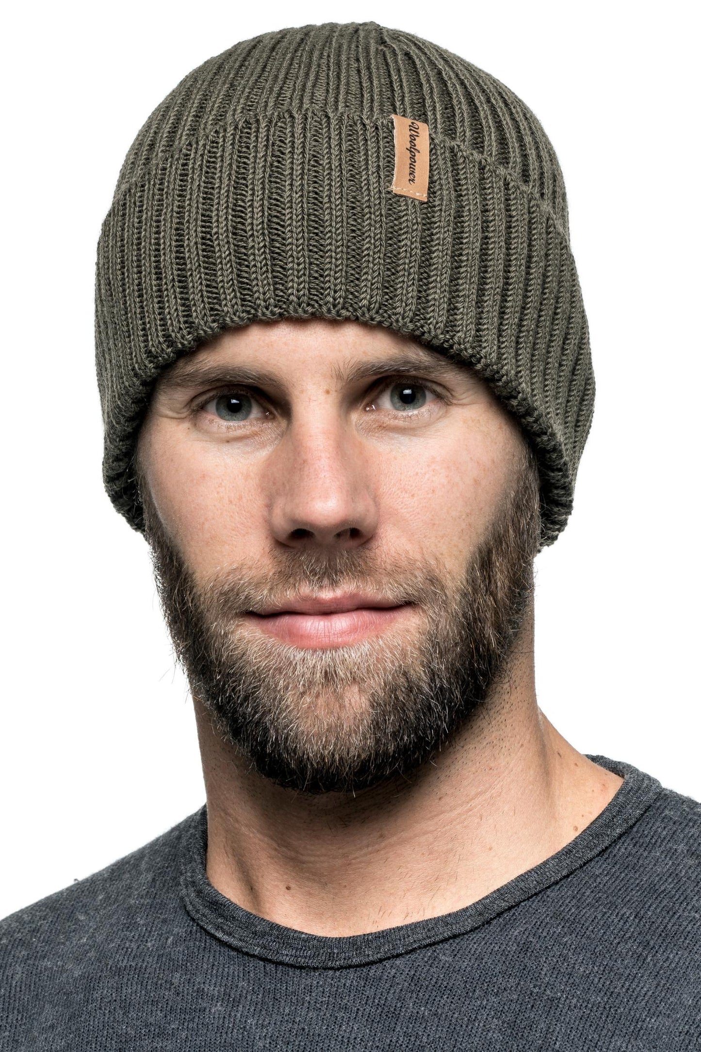 Beanie Rib - Ribbstickad mössa i merinoull